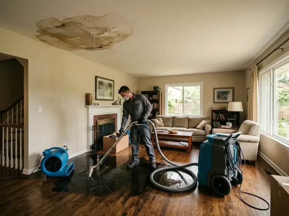 attic-pipe-burst-ceiling-drip-008 — frequently asked questions, Water Damage Restoration & Carpet Care in Ballwin, MO